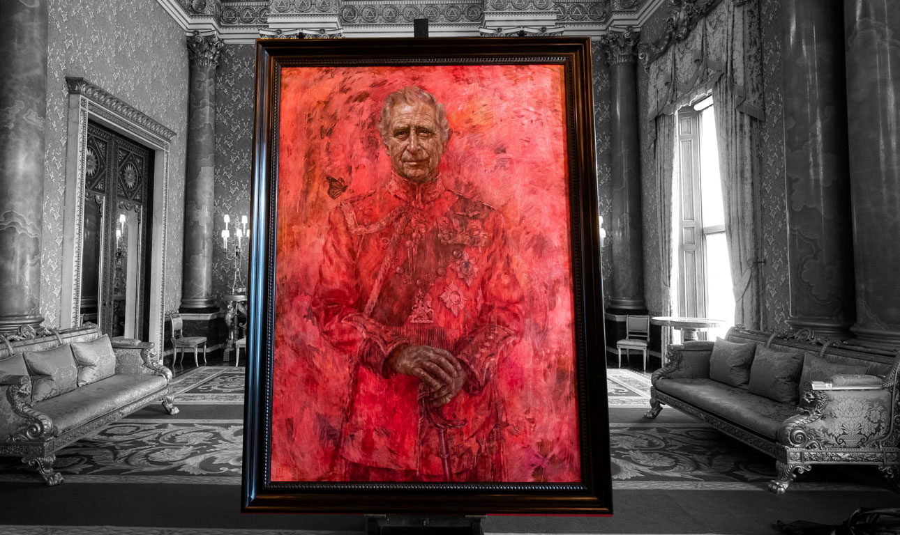 Το πρώτο επίσημο πορτρέτο του βασιλιά Καρόλου