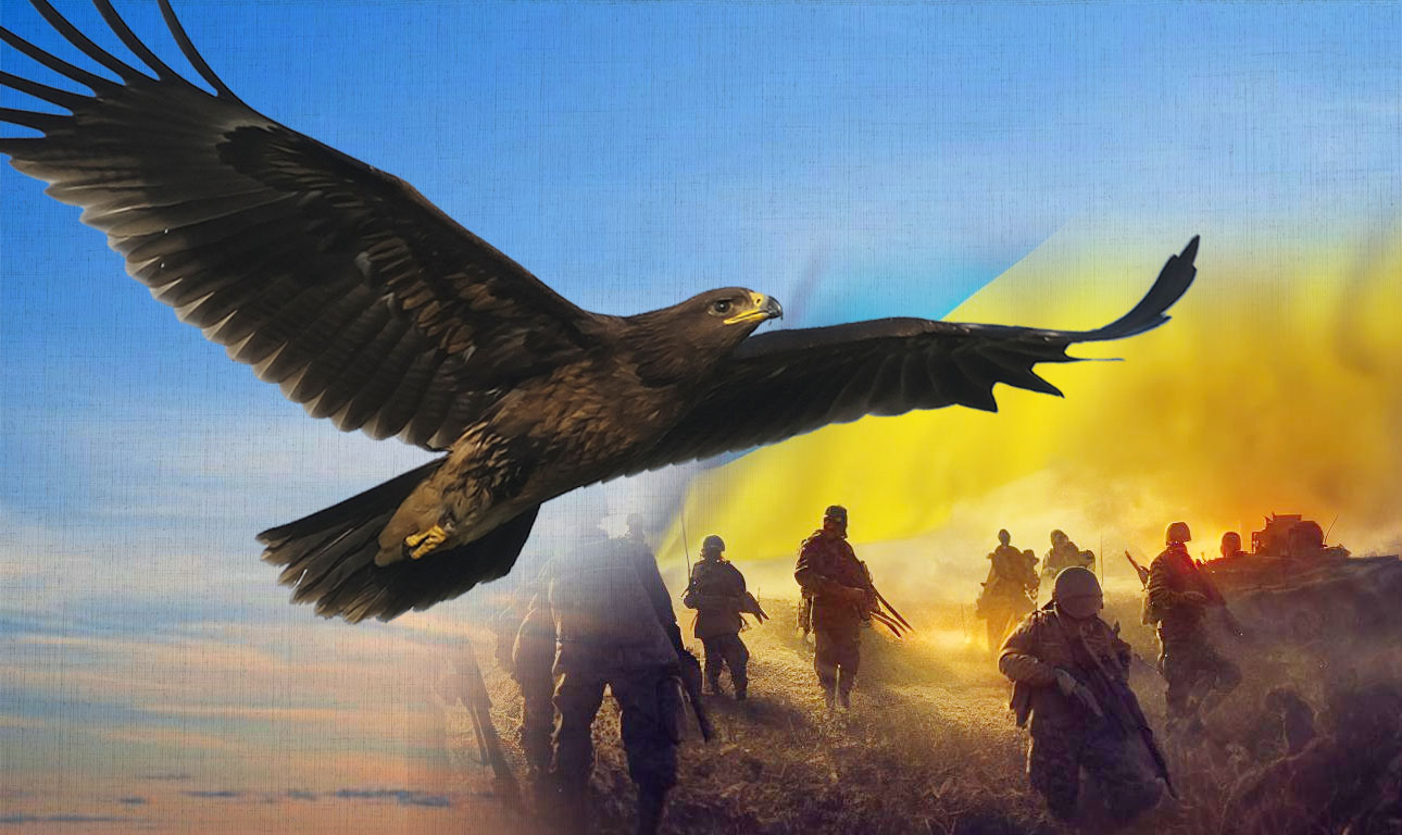 Στην Ουκρανία, οι αετοί πετούν… λοξά για να αποφύγουν τα πυρά