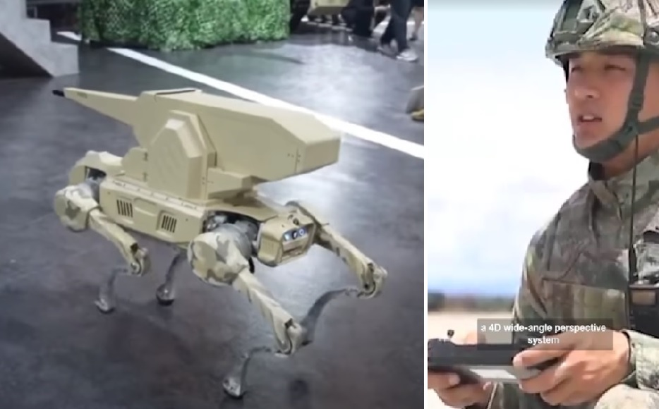 Κίνα: Ρομποτικός σκύλος έτοιμος να εξοντώσει τρομοκράτες