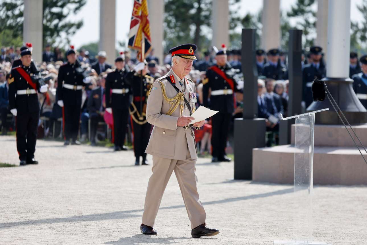 Ο Κάρολος στη Νορμανδία: «Η ευγνωμοσύνη μας είναι αμείωτη και ο θαυμασμός μας αιώνιος»