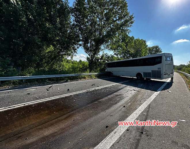 Ξάνθη: Τέσσερις νεκροί μετά από σύγκρουση ΙΧ με λεωφορείο