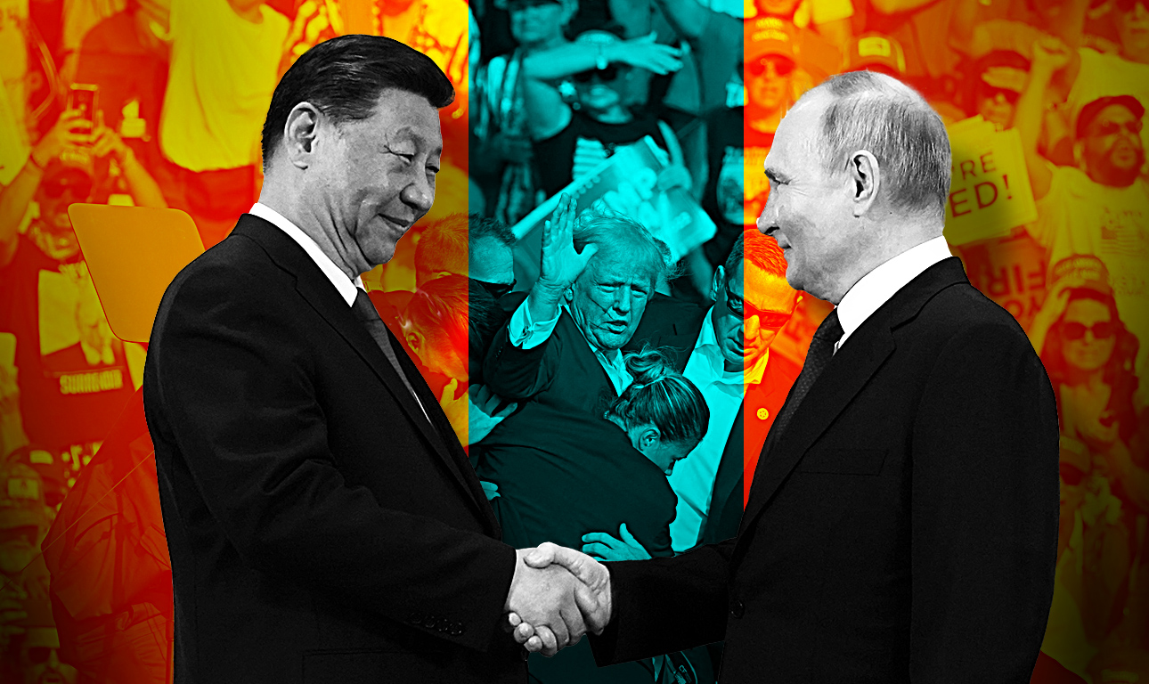 Η Δύση με την πλάτη στον τοίχο