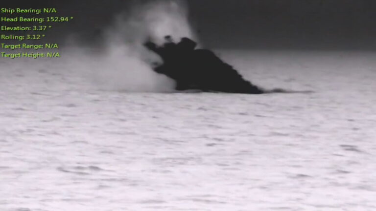 Φρεγάτα «Ψαρά»: Η στιγμή της κατάρριψης drone των Χούθι