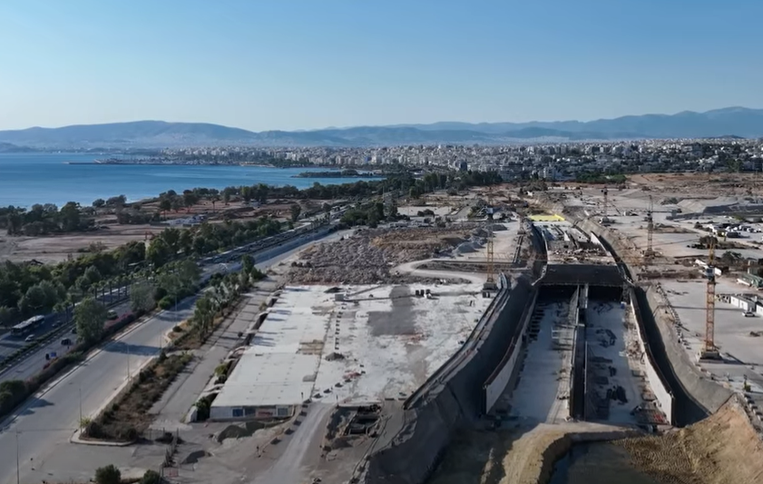 LAMDA Development: Με ταχείς ρυθμούς η υπογειοποίηση της Παραλιακής στο Ελληνικό [βίντεο]