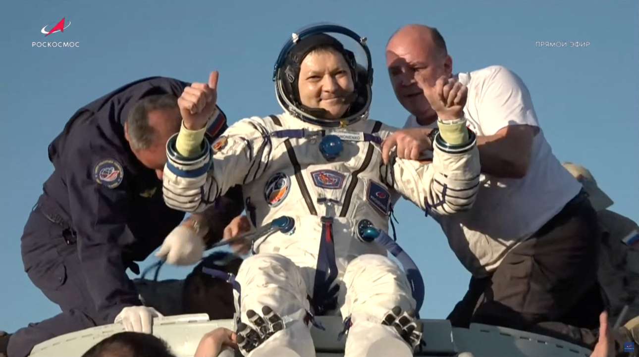 Επιστροφή στη Γη μετά από παραμονή-ρεκόρ στο Διάστημα