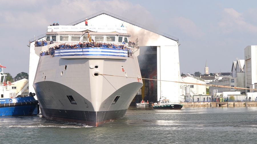Και τέταρτη FDI κλάσης «Κίμων» στο ΠΝ – στο νερό η φρεγάτα «Νέαρχος»