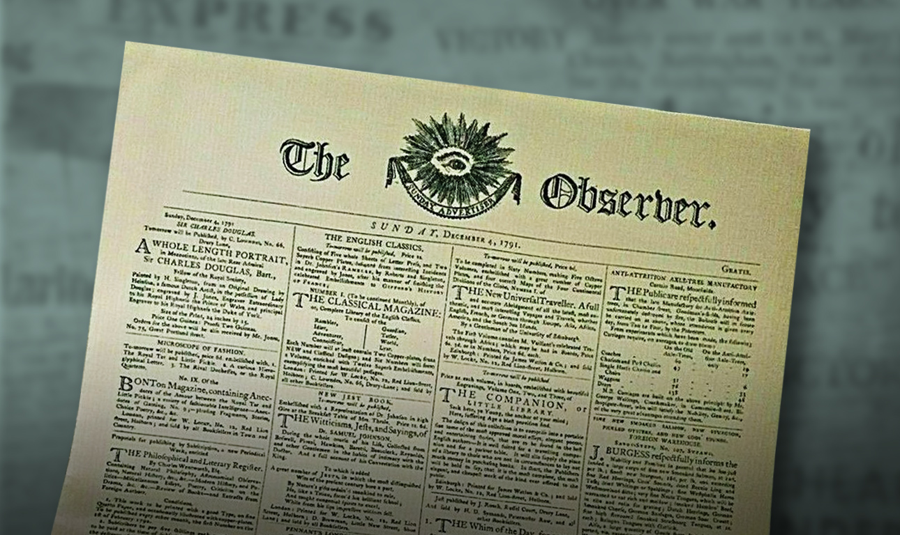 Πωλείται ο Observer, η αρχαιότερη κυριακάτικη εφημερίδα στον κόσμο