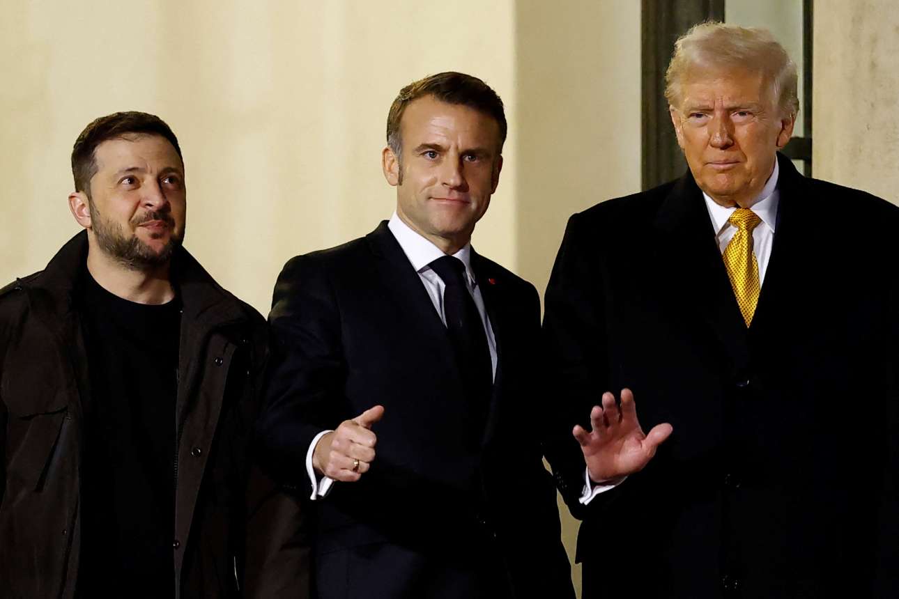 Τριμερής Τραμπ – Μακρόν – Ζελένσκι στο Παρίσι