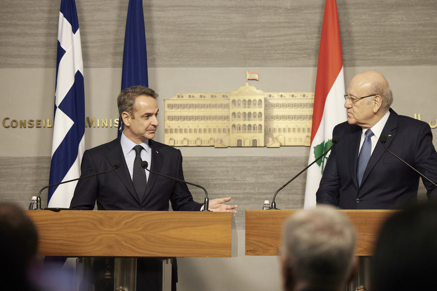 Μητσοτάκης: Η Ελλάδα έτοιμη να στηρίξει τον Λίβανο