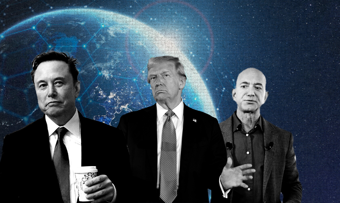 Μασκ και Μπέζος… δορυφόροι στην τροχιά του Τραμπ
