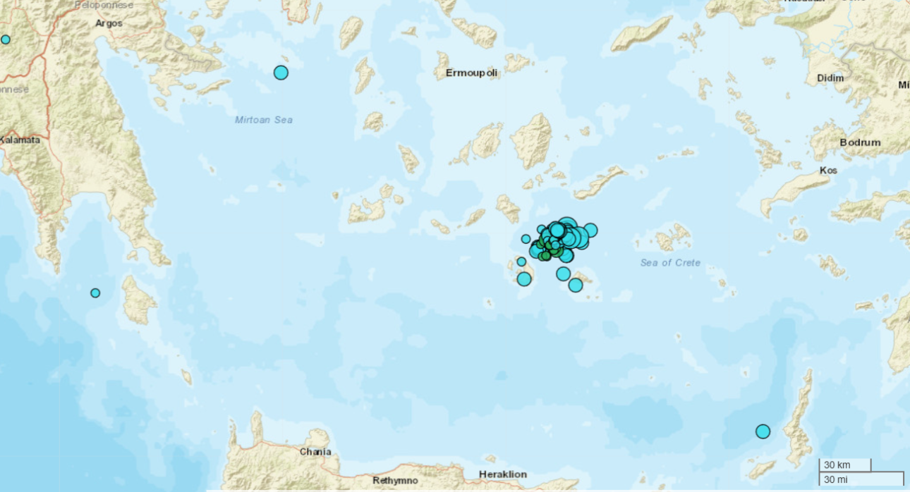Συνεχίζονται τα ρίχτερ στο Αιγαίο – να ανησυχούμε;