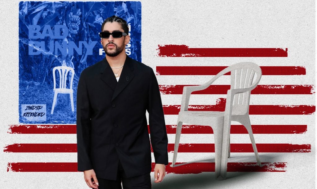 Ο Bad Bunny, οι μετανάστες και οι λευκές πλαστικές καρέκλες