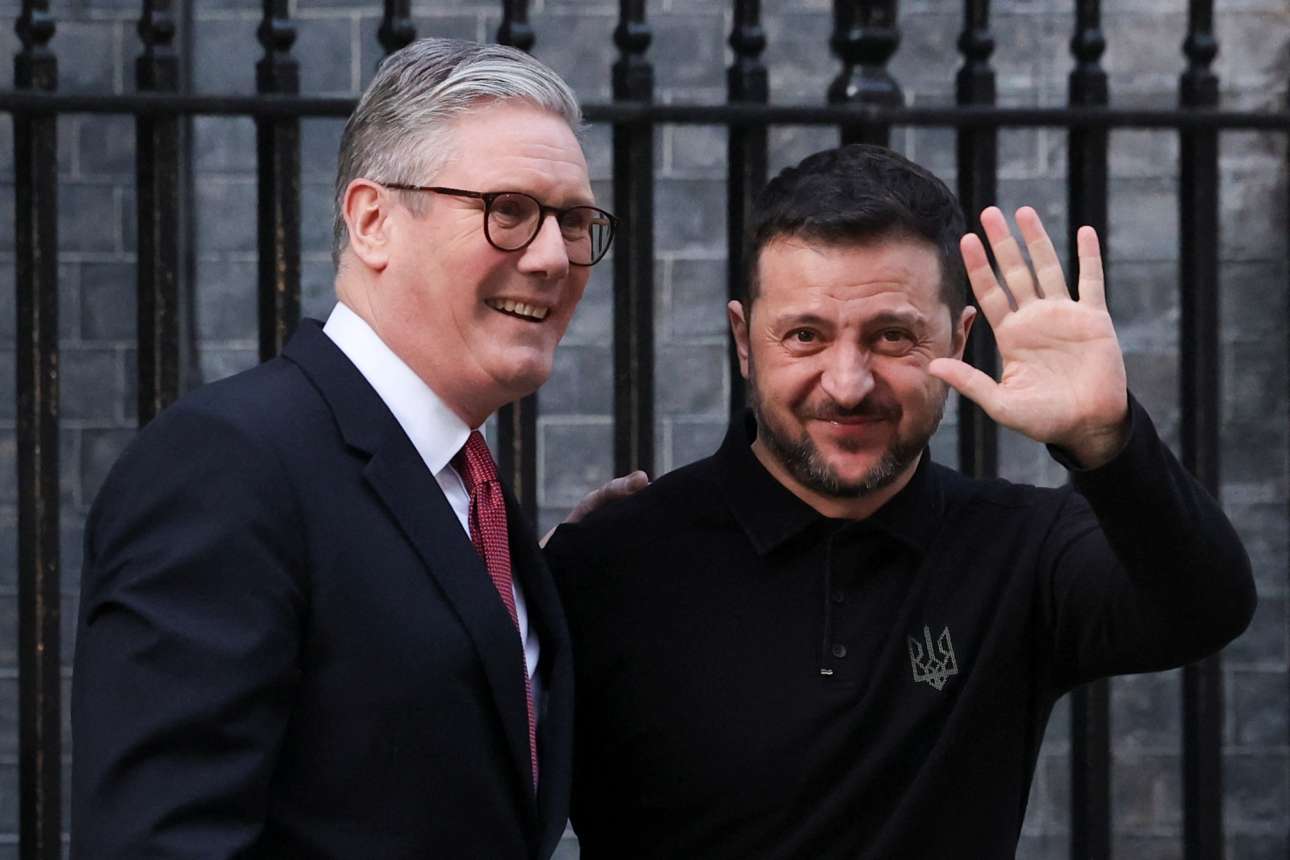 Θερμή υποδοχή Ζελένσκι στο Λονδίνο μετά το επεισόδιο στον Λευκό Οίκο – «Θέλουμε ειρήνη»