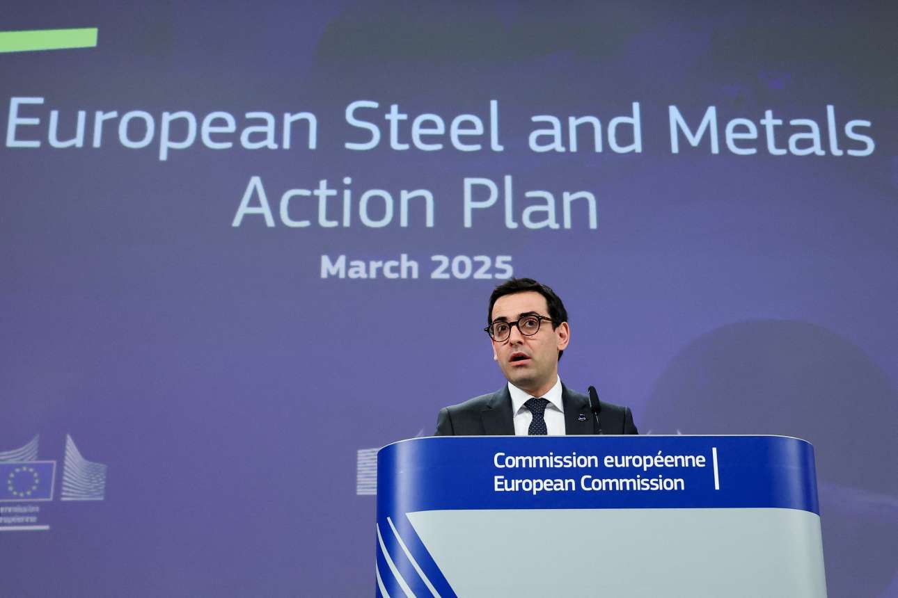 Η ΕΕ σχεδιάζει μείωση 15% των εισαγωγών χάλυβα, λόγω των δασμών Τραμπ