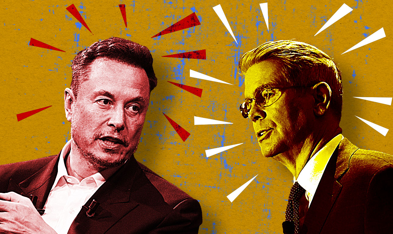 Παρατράγουδα στον Λευκό Οίκο: Αγριος καβγάς ανάμεσα στον Μπέσεντ και τον Μασκ