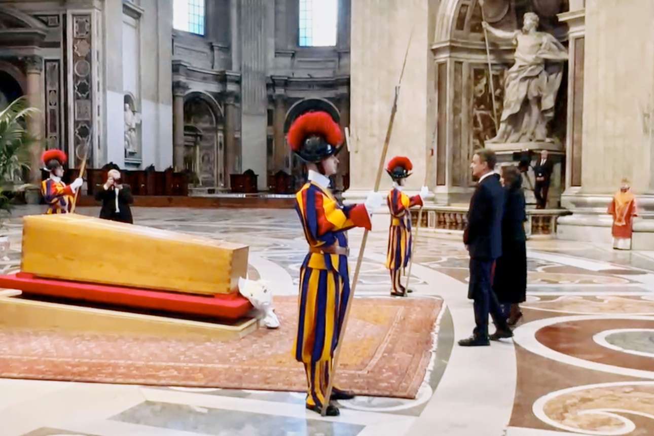 Εικόνες: Οσα έκανε ο Κυριάκος Μητσοτάκης στο Βατικανό