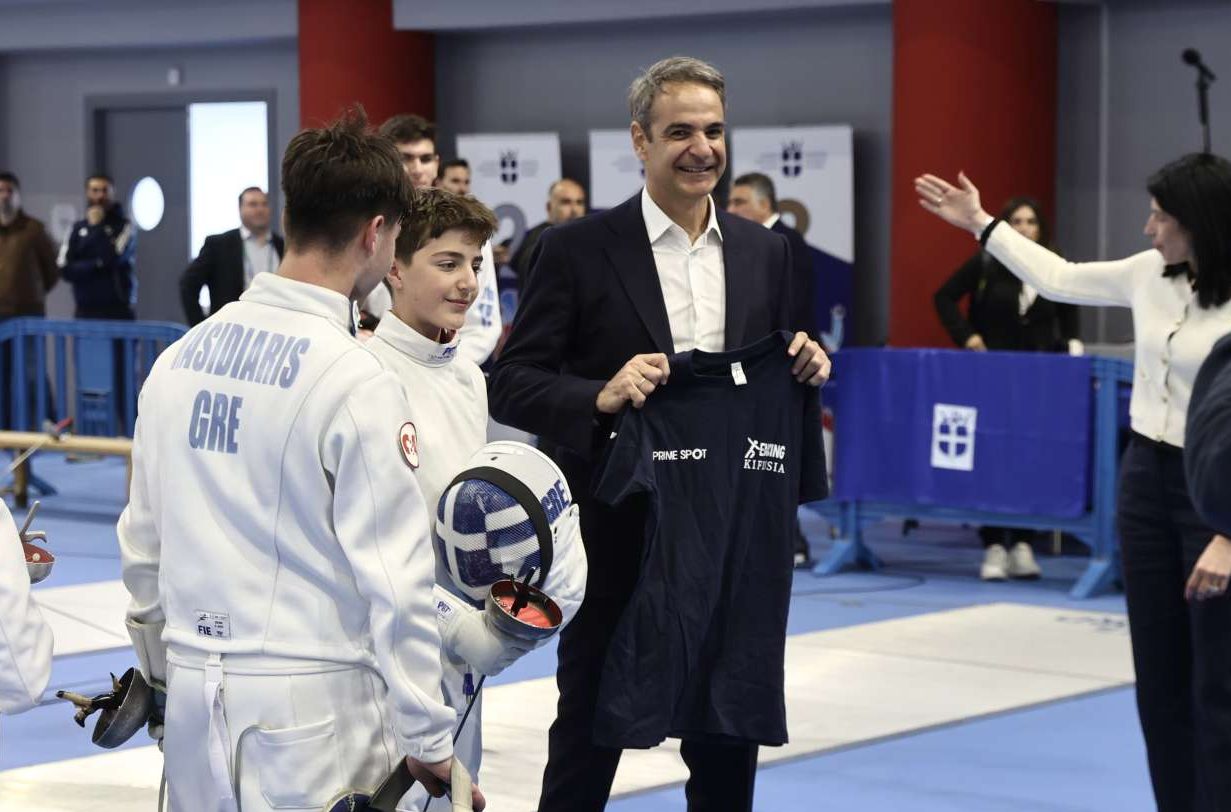 Στις αναγεννημένες ολυμπιακές εγκαταστάσεις της Παιανίας ο Πρωθυπουργός