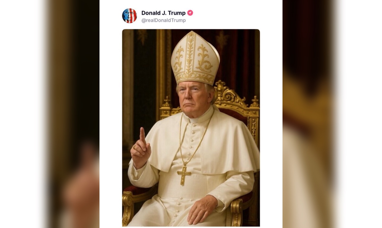 Οργή Καθολικών για τον «Πάπα Τραμπ»