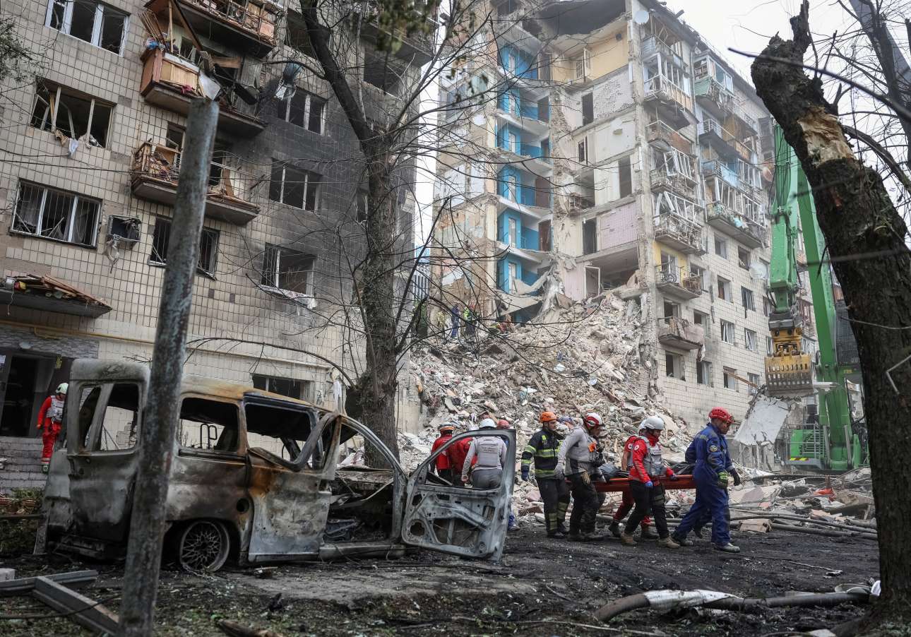 Κίεβο: Στους 21 νεκρούς ο απολογισμός της σφοδρής ρωσικής επίθεσης