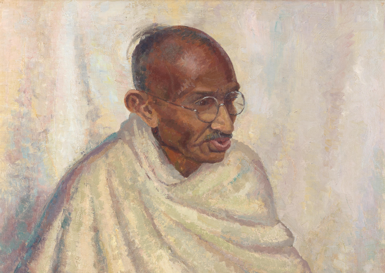 Σε δημοπρασία ένα σπάνιο πορτρέτο του Γκάντι