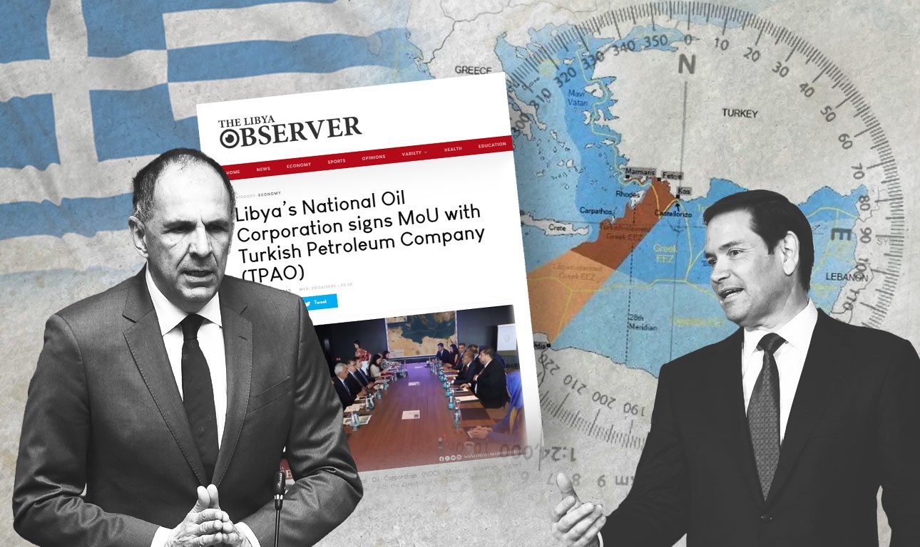 Μετωπική με Λιβύη για θαλάσσιες ζώνες – Δεν χάνει χρόνο η Αθήνα, σε Ρούμπιο και ΕΕ το θέμα