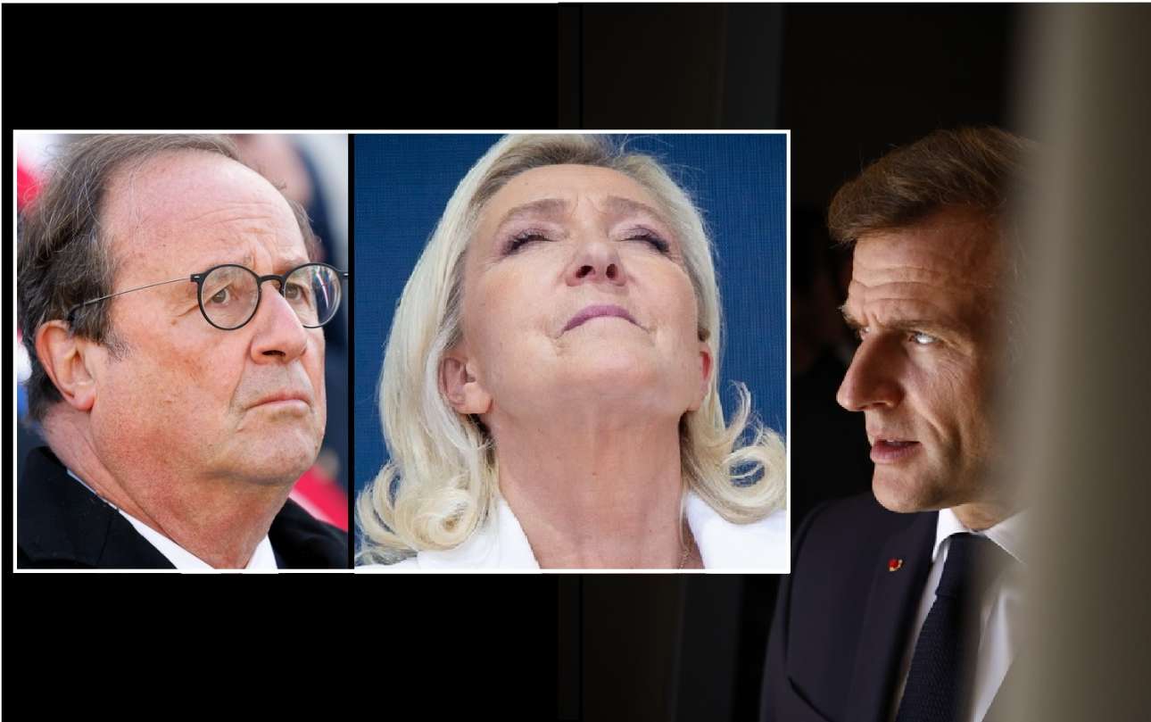 Γαλλία: Ο Μακρόν φεύγει, ο Ολάντ «επιστρέφει», η Λεπέν επικρατεί