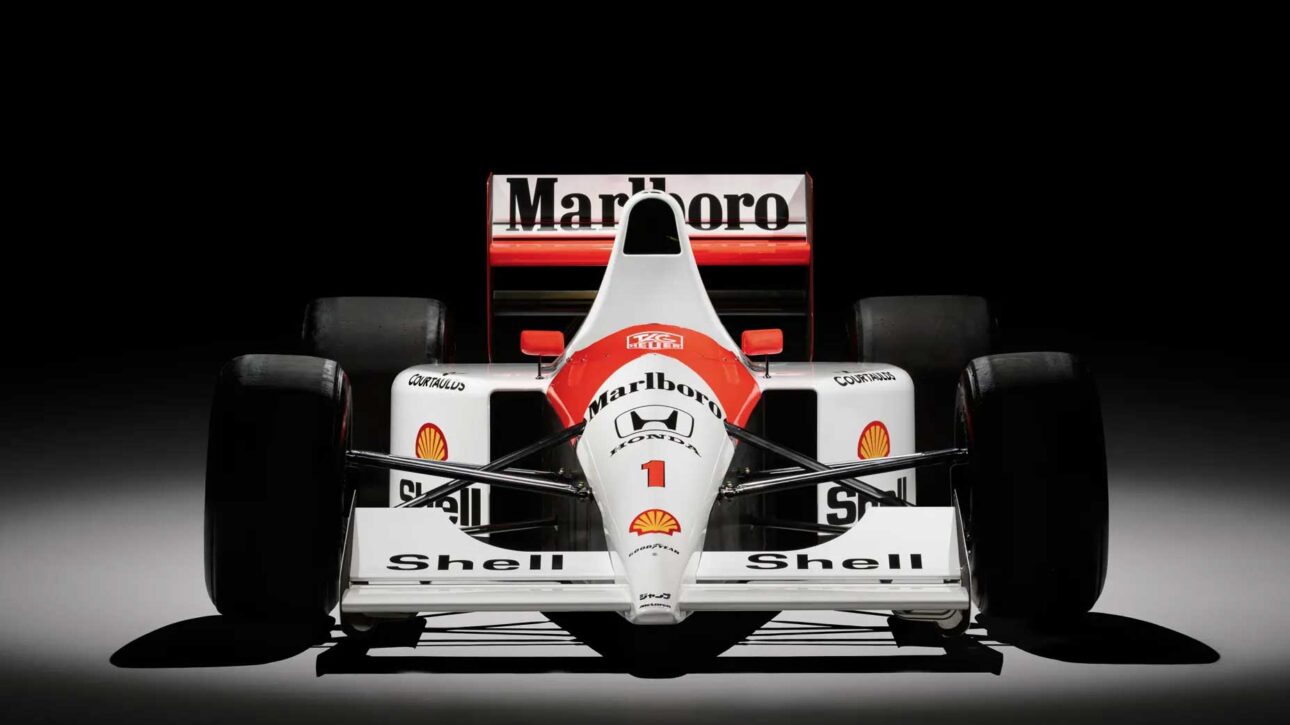 Το μονοθέσιο του «θεού»: Πωλείται η McLaren MP4/6 του Αϊρτον Σένα