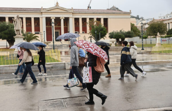 Επικαιροποιήθηκε το έκτακτο δελτίο επιδείνωσης καιρού της ΕΜΥ