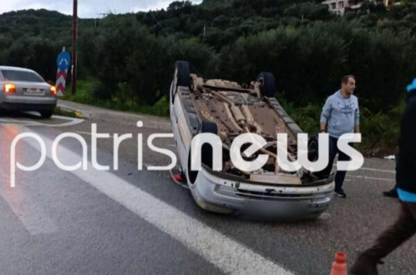 &Eta;&lambda;&epsilon;ί&alpha;: &Alpha;&nu;&epsilon;&mu;&omicron;&sigma;&tau;&rho;ό&beta;&iota;&lambda;&omicron;&sigmaf; &sigma;ή&kappa;&omega;&sigma;&epsilon; &sigma;&tau;&omicron;&nu; &alpha;έ&rho;&alpha; &Iota;&Chi; &epsilon;&nu; &kappa;&iota;&nu;ή&sigma;&epsilon;&iota; (&beta;ί&nu;&tau;&epsilon;&omicron;)